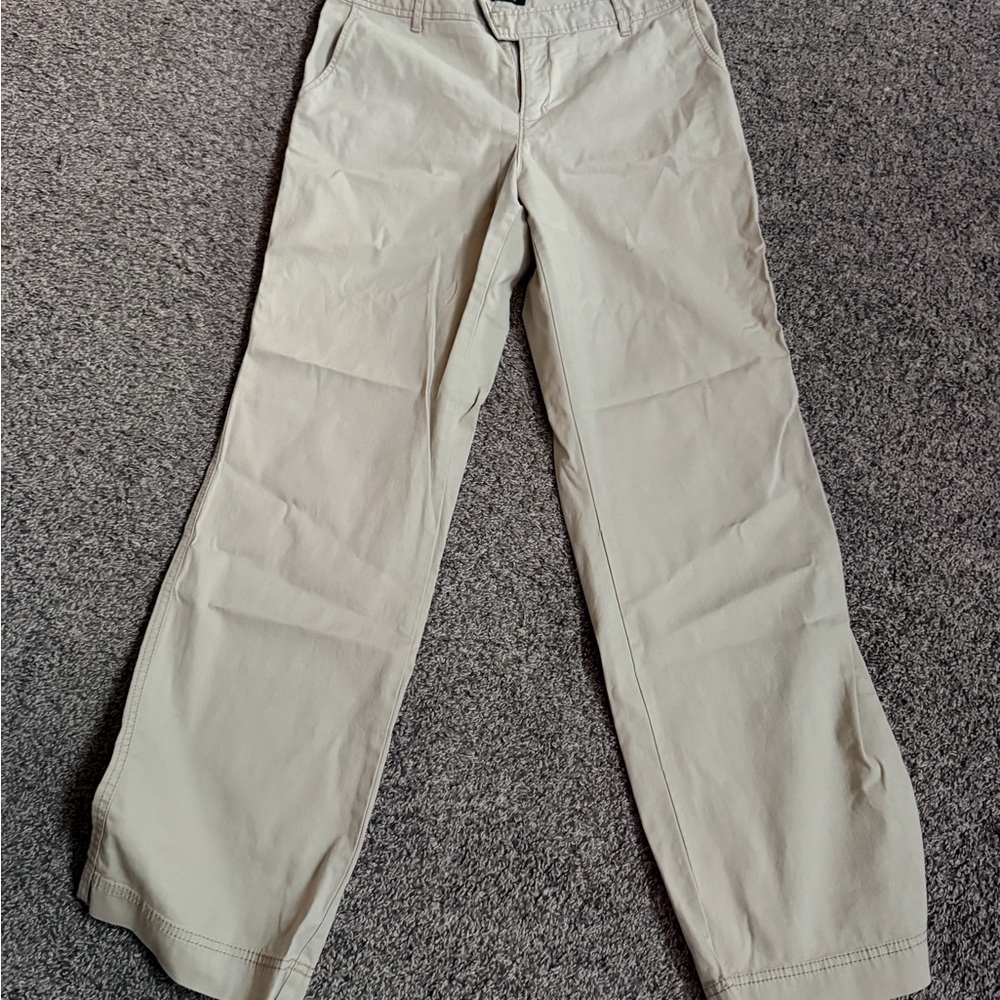 Ladies Eddie Bauer Mercer Fit Tan Pants Sz 10